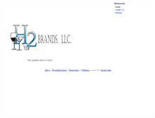 Tablet Screenshot of h2brandsllc.com